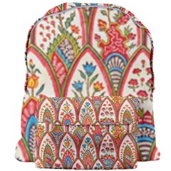 Vintage Pattern Fabric Floral Flowers European Nature Giant Full Print Backpack