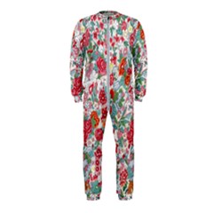 Flower Bloom Blossom Botanical Color Colorful Colour Element Digital Floral Floral Pattern Onepiece Jumpsuit (kids) by Maspions