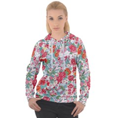 Flower Bloom Blossom Botanical Color Colorful Colour Element Digital Floral Floral Pattern Women s Overhead Hoodie