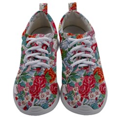 Flower Bloom Blossom Botanical Color Colorful Colour Element Digital Floral Floral Pattern Mens Athletic Shoes by Maspions