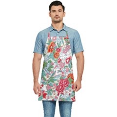 Flower Bloom Blossom Botanical Color Colorful Colour Element Digital Floral Floral Pattern Kitchen Apron