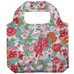 Flower Bloom Blossom Botanical Color Colorful Colour Element Digital Floral Floral Pattern Foldable Grocery Recycle Bag by Maspions