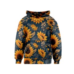 Flowers Pattern Spring Bloom Blossom Rose Nature Flora Floral Plant Kids  Pullover Hoodie