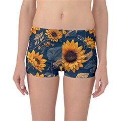 Flowers Pattern Spring Bloom Blossom Rose Nature Flora Floral Plant Reversible Boyleg Bikini Bottoms