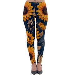 Flowers Pattern Spring Bloom Blossom Rose Nature Flora Floral Plant Lightweight Velour Leggings