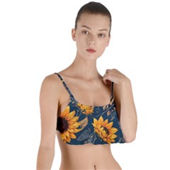 Flowers Pattern Spring Bloom Blossom Rose Nature Flora Floral Plant Layered Top Bikini Top  by Maspions