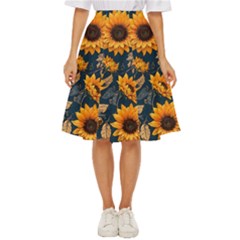 Flowers Pattern Spring Bloom Blossom Rose Nature Flora Floral Plant Classic Short Skirt