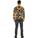 Flowers Pattern Spring Bloom Blossom Rose Nature Flora Floral Plant Men s Fleece Sweatshirt View4