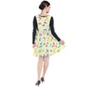 Seamless Pattern Musical Note Doodle Symbol Plunge Pinafore Dress View2