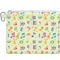 Seamless Pattern Musical Note Doodle Symbol Canvas Cosmetic Bag (xxxl) by Apen