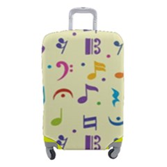 Seamless Pattern Musical Note Doodle Symbol Luggage Cover (small) by Apen