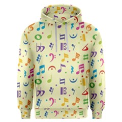 Seamless Pattern Musical Note Doodle Symbol Men s Overhead Hoodie