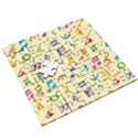 Seamless Pattern Musical Note Doodle Symbol Wooden Puzzle Square View3