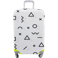 Memphis Pattern Luggage Cover (large) by Apen