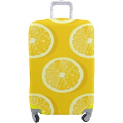 Lemon Fruits Slice Seamless Pattern Luggage Cover (large) by Apen