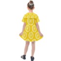 Lemon Fruits Slice Seamless Pattern Kids  Sailor Dress View2