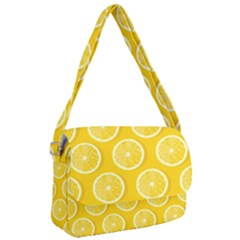 Lemon Fruits Slice Seamless Pattern Courier Bag by Apen