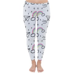 Cute Art Print Pattern Classic Winter Leggings