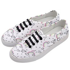 Cute Art Print Pattern Women s Classic Low Top Sneakers by Apen