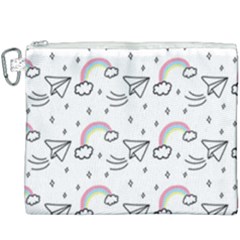 Cute Art Print Pattern Canvas Cosmetic Bag (xxxl) by Apen