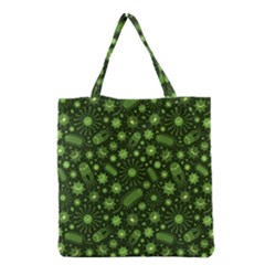 Seamless Pattern With Viruses Grocery Tote Bag by Apen