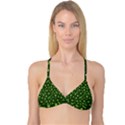 Seamless Pattern With Viruses Reversible Tri Bikini Top View3