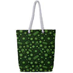 Seamless Pattern With Viruses Full Print Rope Handle Tote (small) by Apen