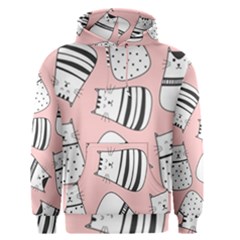 Cute Cats Cartoon Seamless-pattern Men s Core Hoodie