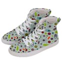 Seamless Pattern With Viruses Men s Hi-Top Skate Sneakers View2