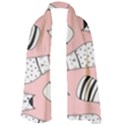 Cute Cats Cartoon Seamless-pattern Lightweight Scarf  View1