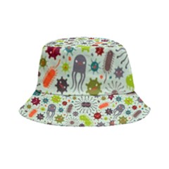 Seamless Pattern With Viruses Inside Out Bucket Hat by Apen