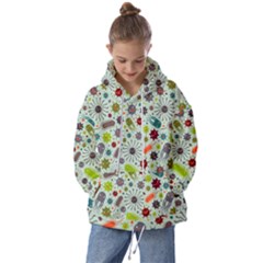 Seamless Pattern With Viruses Kids  Oversized Hoodie by Apen