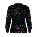 Math Linear Mathematics Education Circle Background Women s Sweatshirt View2