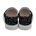 Math Linear Mathematics Education Circle Background Women s Canvas Slip Ons View4