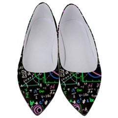 Math Linear Mathematics Education Circle Background Women s Low Heels by Apen