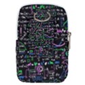 Math Linear Mathematics Education Circle Background Belt Pouch Bag (Small) View2