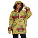 Childish Seamless Pattern With Dino Driver Women s Ski and Snowboard Waterproof Breathable Jacket View1