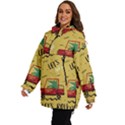 Childish Seamless Pattern With Dino Driver Women s Ski and Snowboard Waterproof Breathable Jacket View3