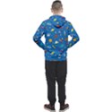 Space Rocket Solar System Pattern Men s Pullover Hoodie View2