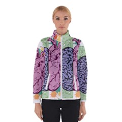 Brain Heart Balance Emotion Women s Bomber Jacket