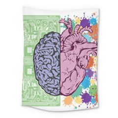 Brain Heart Balance Emotion Medium Tapestry