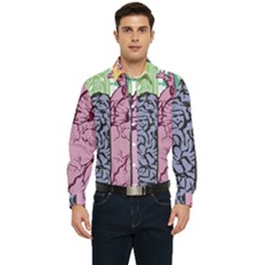 Brain Heart Balance Emotion Men s Long Sleeve  Shirt