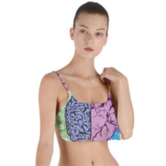 Brain Heart Balance Emotion Layered Top Bikini Top 