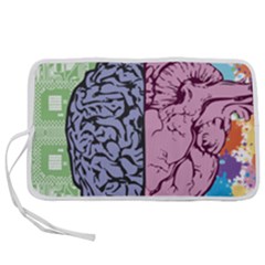 Brain Heart Balance Emotion Pen Storage Case (m)