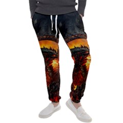 Dragon Fire Fantasy Art Men s Jogger Sweatpants