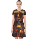 Dragon Fire Fantasy Art Adorable in Chiffon Dress View1