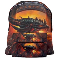 Dragon Fire Fantasy Art Giant Full Print Backpack