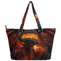 Dragon Fire Fantasy Art Full Print Shoulder Bag View2