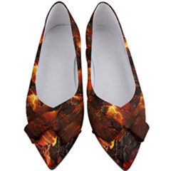 Dragon Fire Fantasy Art Women s Bow Heels