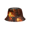 Dragon Fire Fantasy Art Inside Out Bucket Hat (Kids) View2